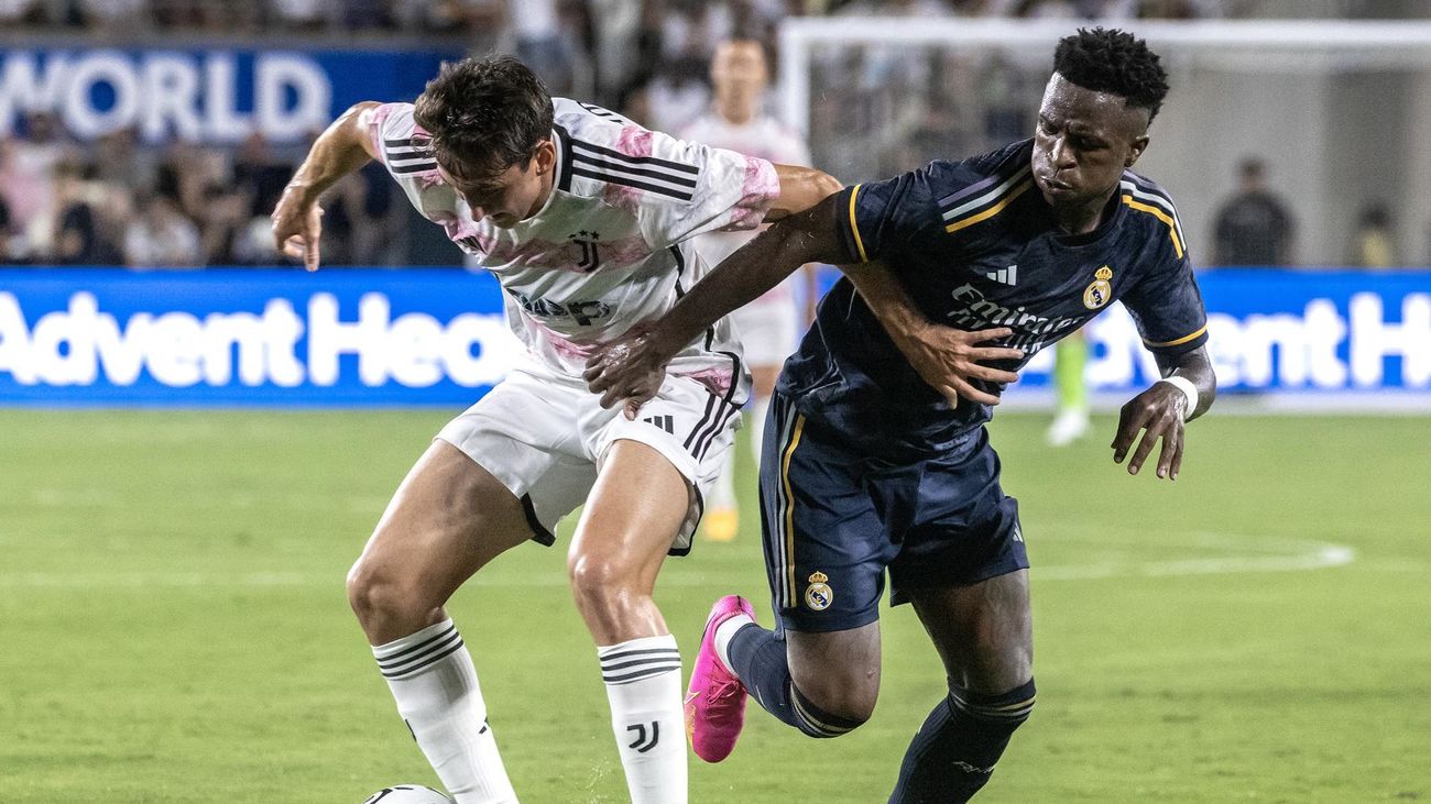 Vinicius ante el Juventus