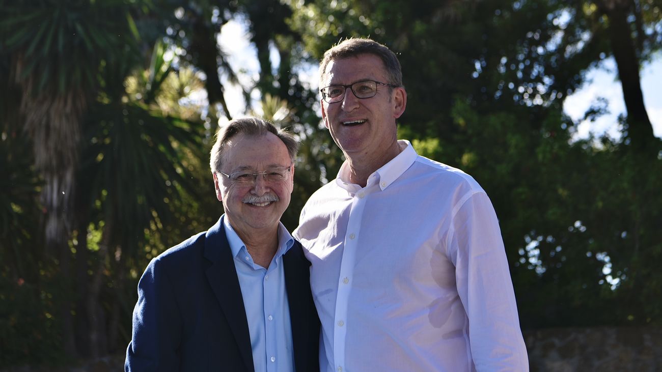 Alberto Núñez Feijóo y Juan Jesús Vivas