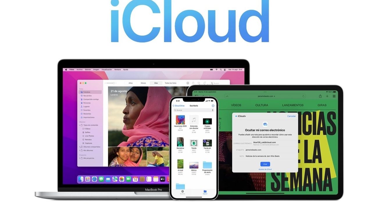 Servicio de iCloud.