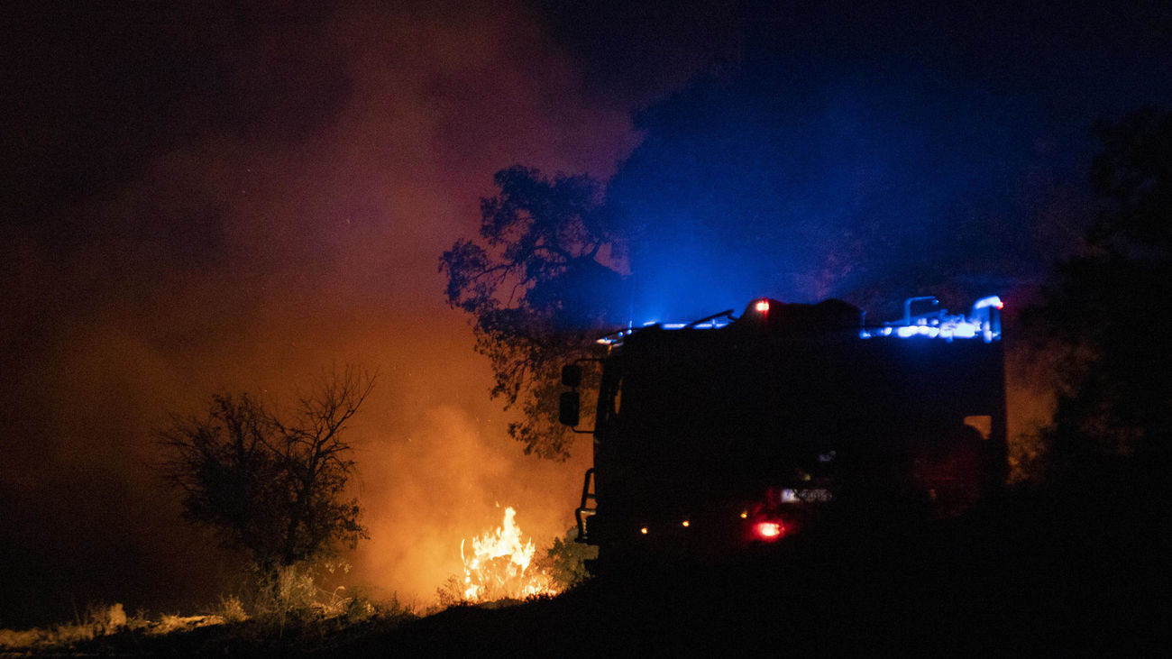 Incendio en  Bonares (Huelva)