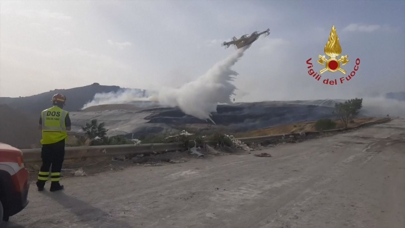 Incendio en Cerdeña