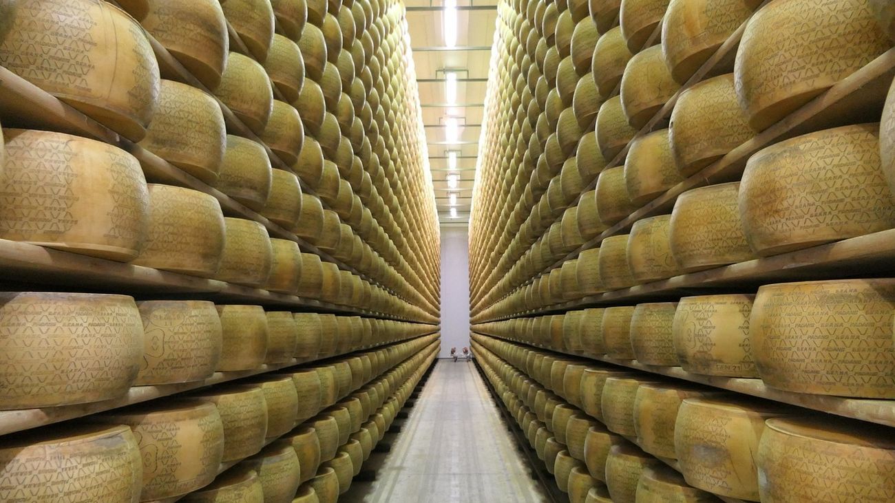 Almacén de queso Grana Padano