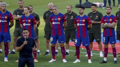 Xavi, ambicioso: "El objetivo es ganar todos los títulos"