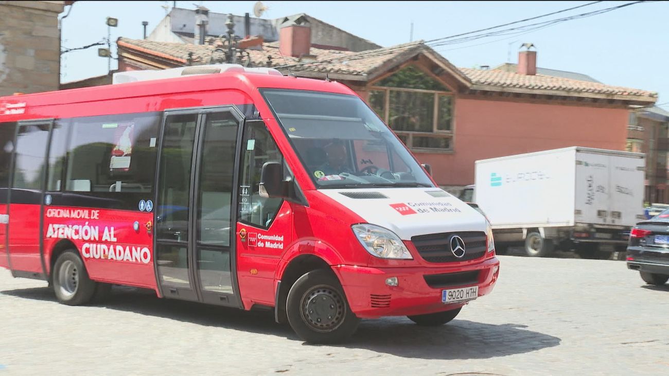 Unidades Móviles de Atención al ciudadano en los pueblos de la sierra de Madrid
