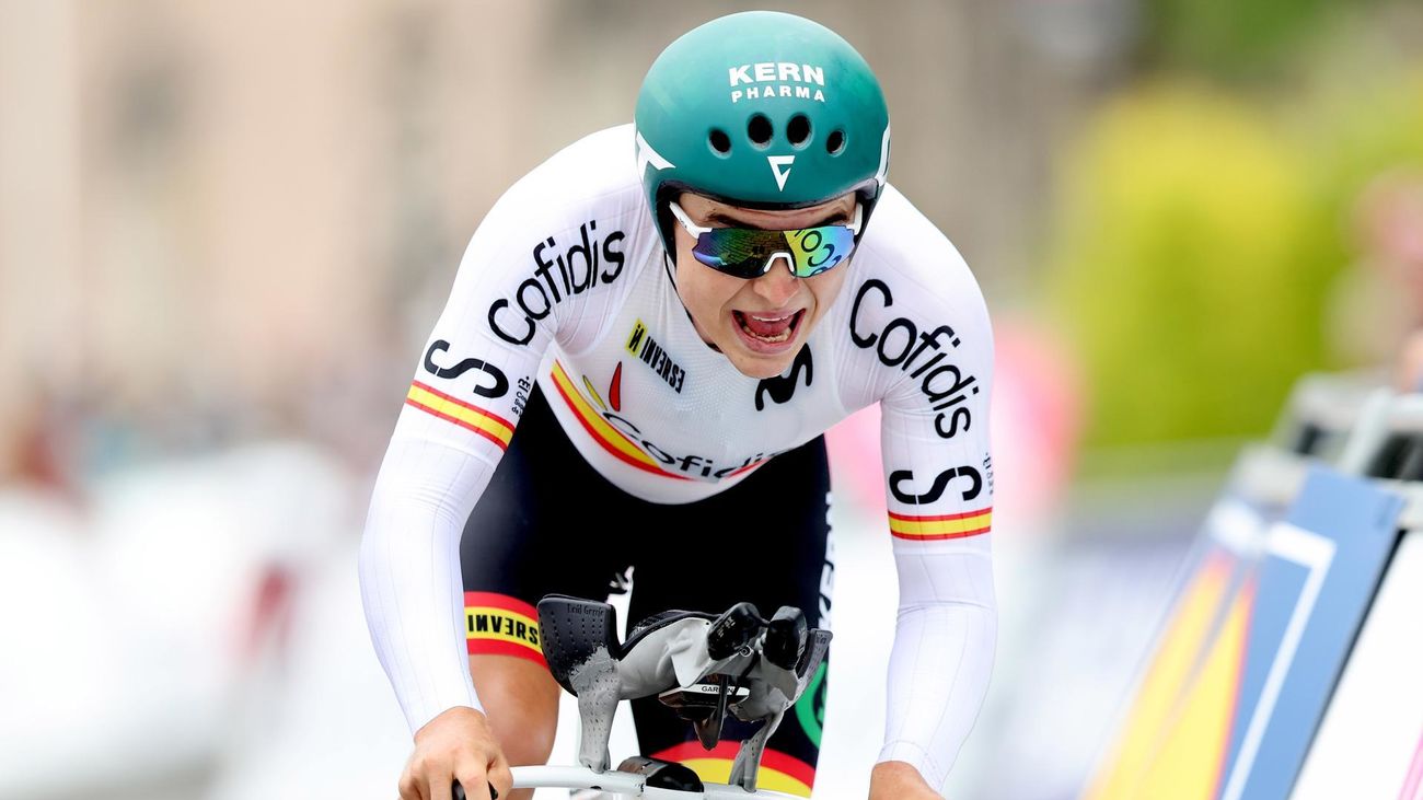 Raúl García Pierna, cuarto en la CRI  sub'23 del Mundial de Glasgow