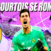 Grave lesión de Courtois, ¡se rompe el ligamento cruzado anterior de la rodilla izquierda!