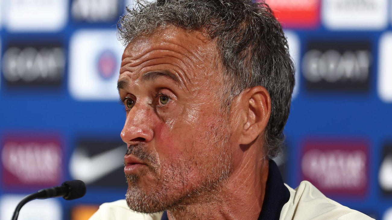 Luis Enrique espera a Mbappé