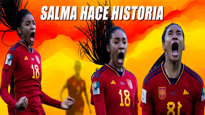 Salma Paralluelo,  atleta, futbolista y heroína de España en el Mundial