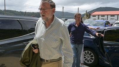 Rajoy y Feijoo, juntos en una comida en Cedeira