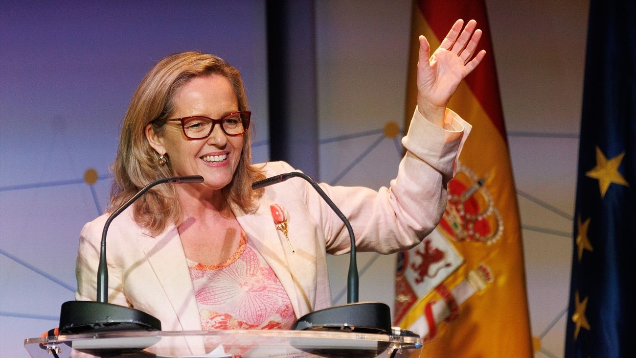 La vicepresidenta primera del Gobierno, Nadia Calviño