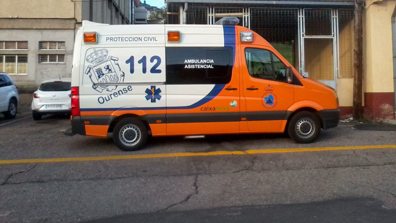 Ambulancia del 112 de Orense