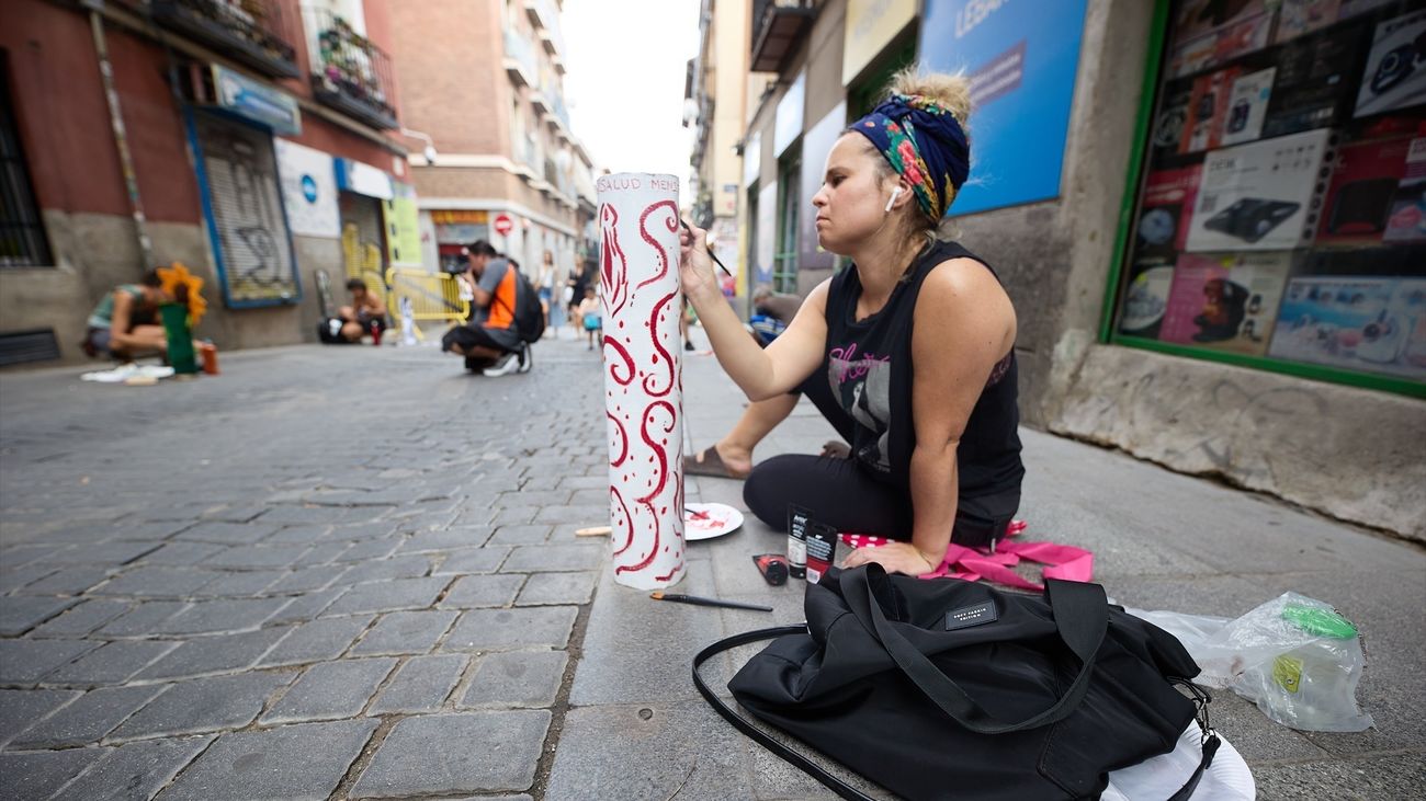 'Bolardo voy, bolardo vengo' decora el barrio de Lavapiés en su 6ª edición