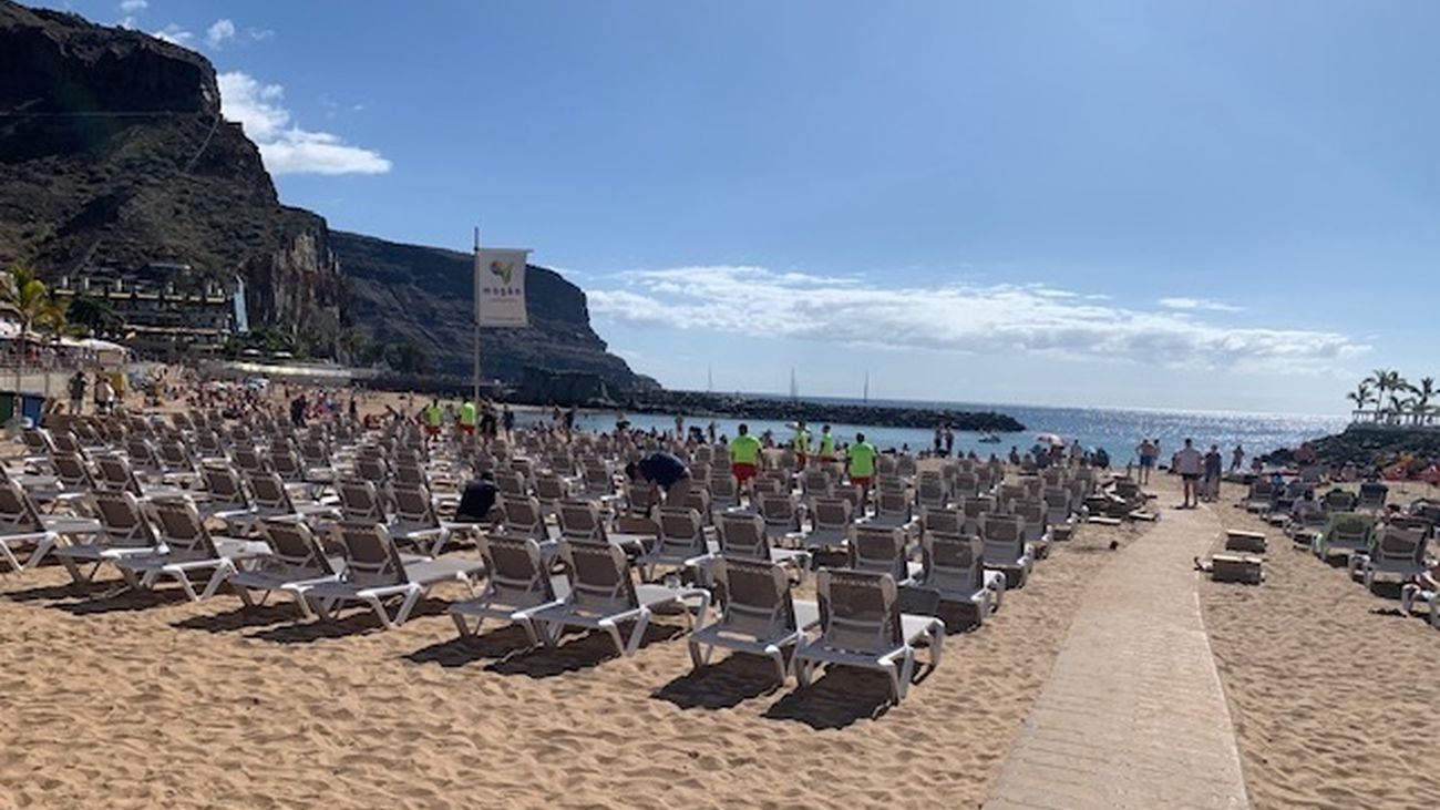 Playa en Mogán (Gran Canaria)