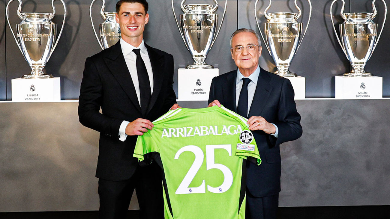 Kepa: "Deseo hacer la leyenda del Real Madrid aún más grande"