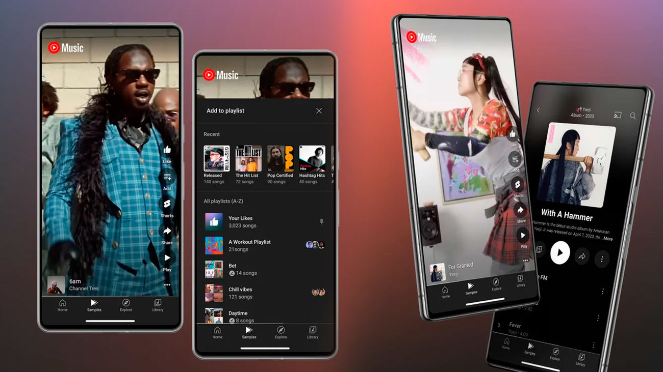 YouTube Music lanza 'Samples', una espacio de videos cortos para descubrir nueva música