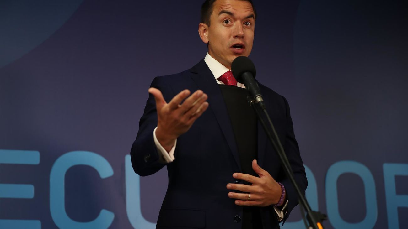 Nuevo susto en Ecuador con el candidato Daniel Noboa