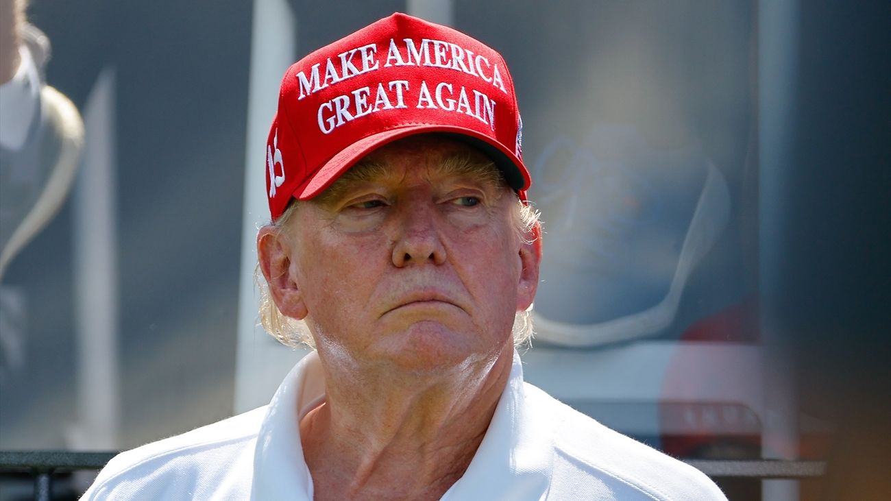 Donald Trump en el LIV Golf Bedminster , 13 de agosto de 2023
