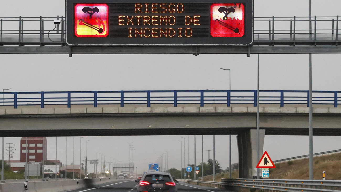 Luminoso de riesgo de incendios