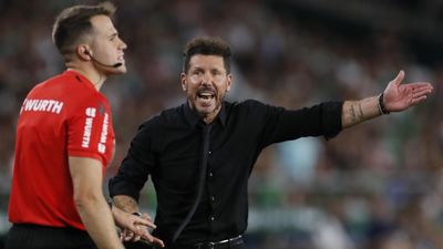 Simeone: "El equipo terminó ante el Betis como queríamos jugar"