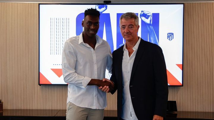 Samu Omorodion y Gil Marín / ATLÉTICO DE MADRID