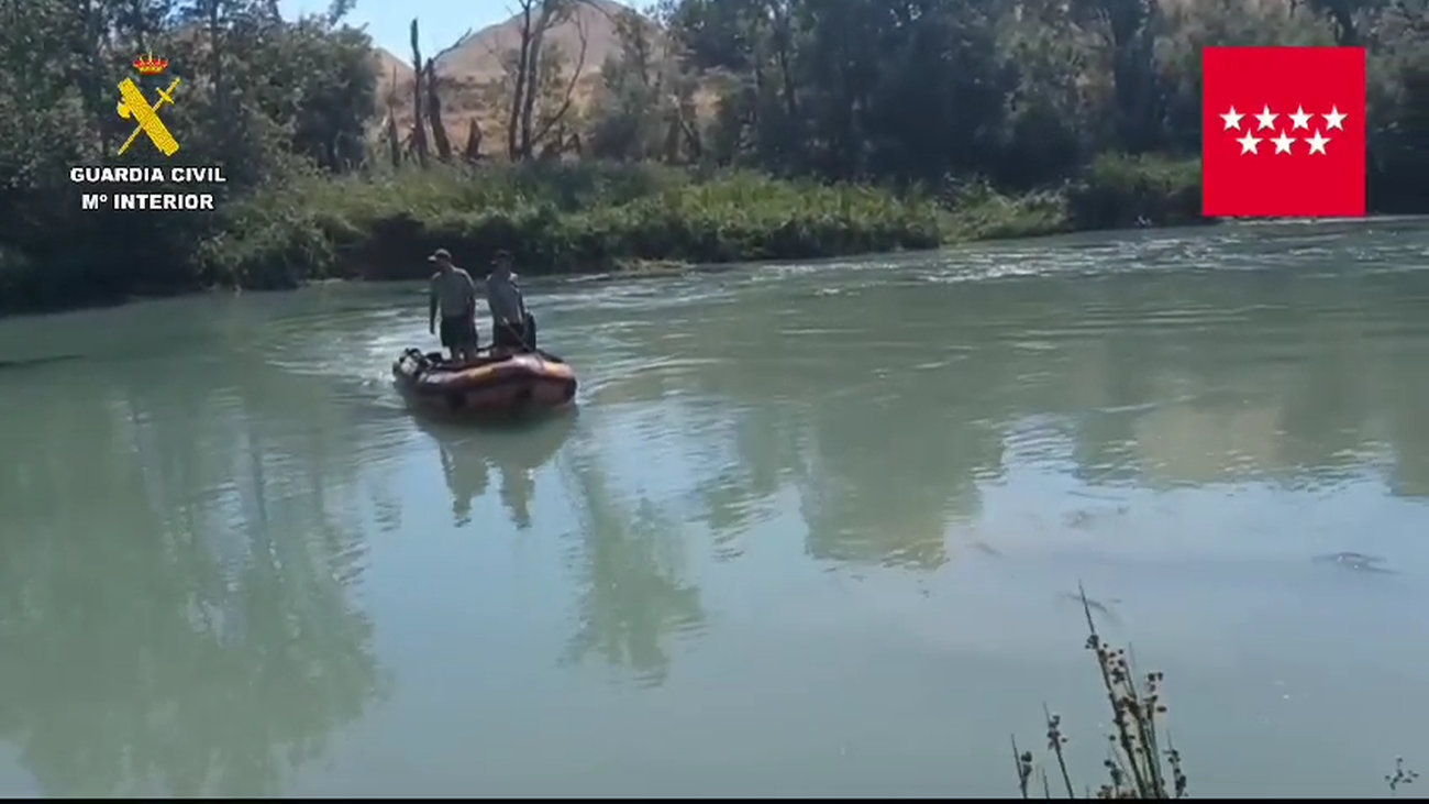 Buscan a un joven desaparecido tras caer al río Tajo en Estremera