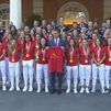 Sánchez recibe en La Moncloa a la Selección española femenina de fútbol