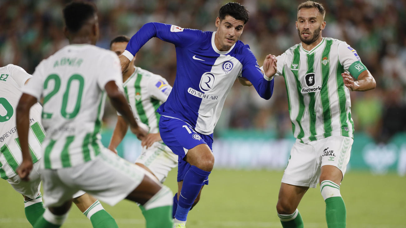 Morata ante el Betis