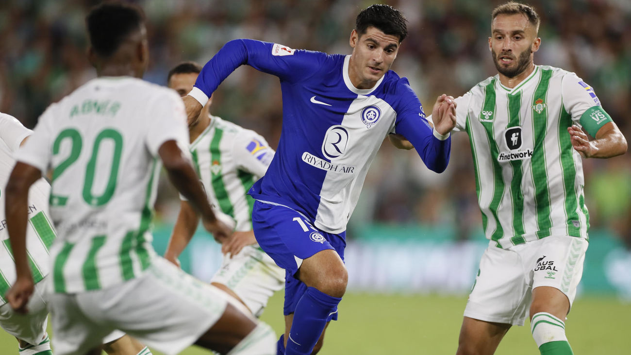 Morata ante el Betis