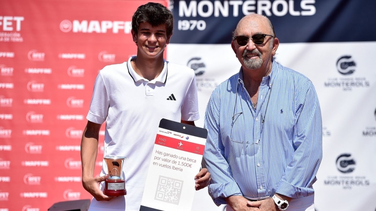 El madrileño Rafael Jódar, campeón de España júnior de tenis