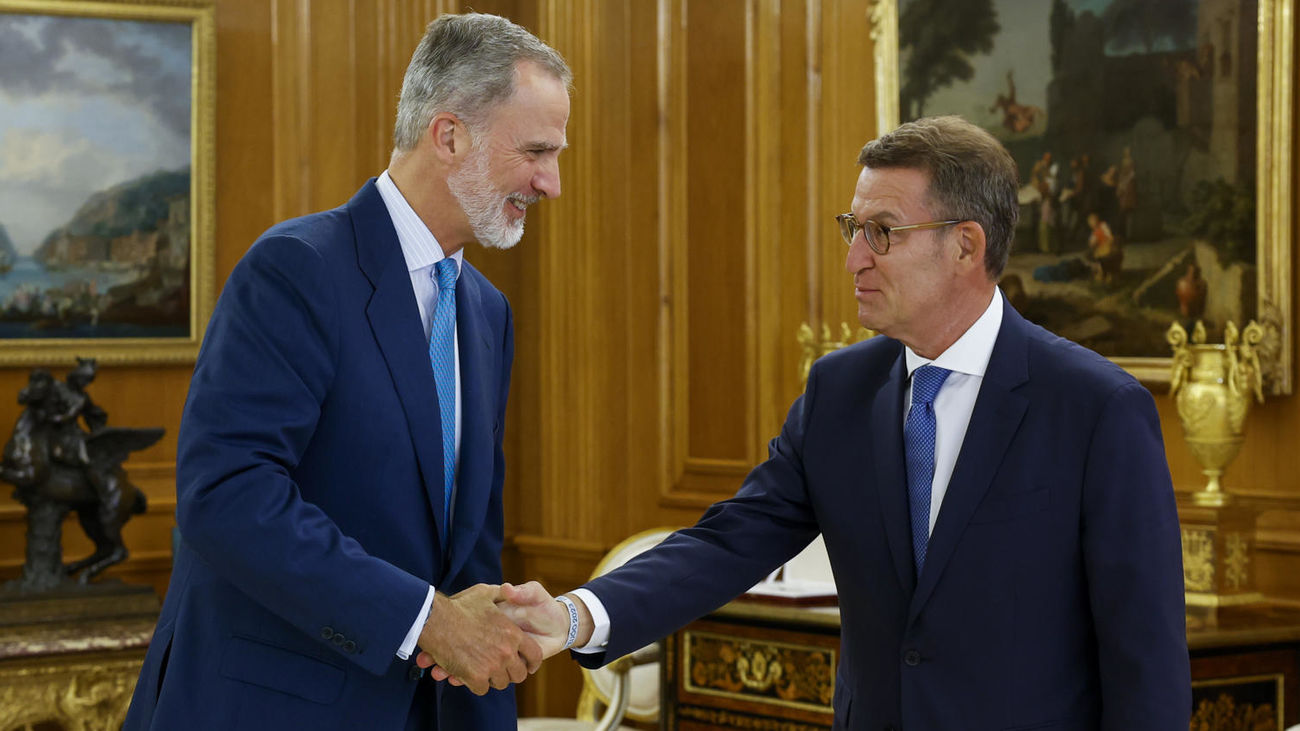 El rey propone a Alberto Núñez Feijóo como candidato a la investidura