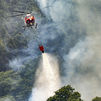 El fuego desangra la Corona Forestal de Tenerife