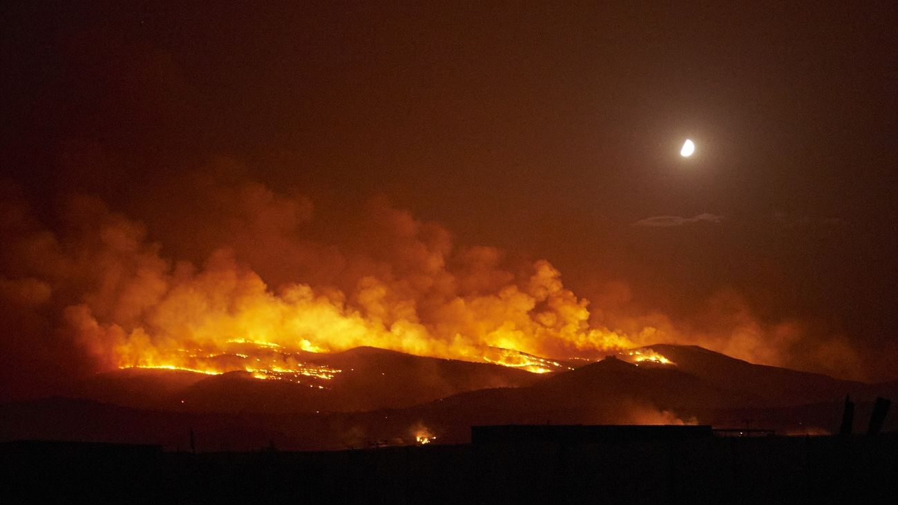 Incendio forestal en Grecia