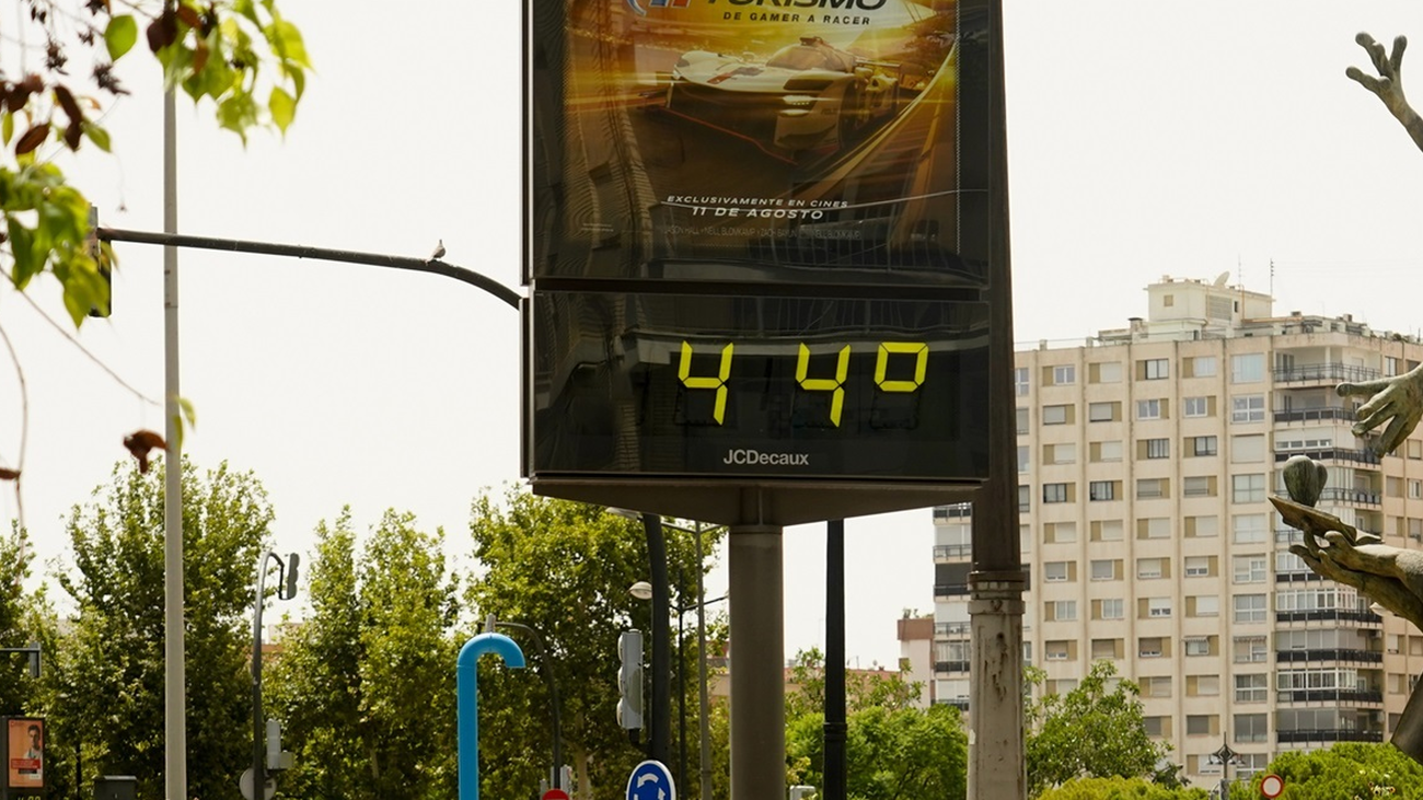 Huelva, con casi 44 grados, la temperatura máxima de España