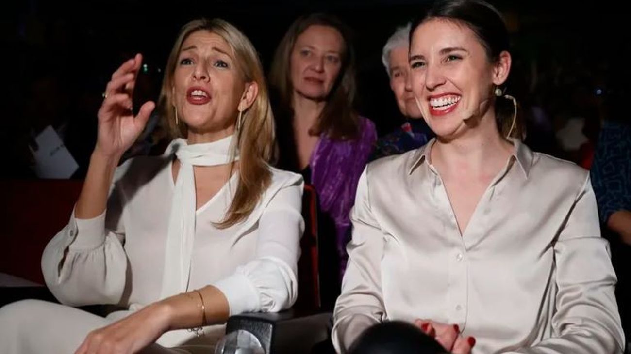 Yolanda Díaz e Irene Montero