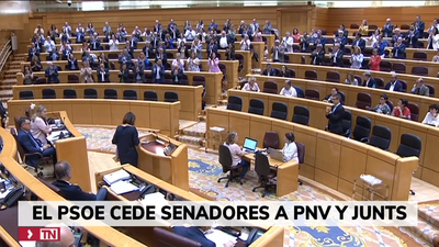El PSOE cede senadores a PNV y Junts