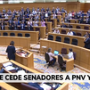 El PSOE cede senadores a PNV y Junts