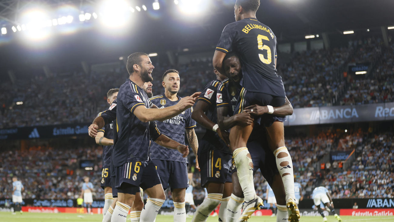 Bellingham sigue en racha y mantiene líder al Real Madrid tras ganar 0-1 al Celta