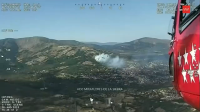 Controlado el incendio forestal en Miraflores de la Sierra