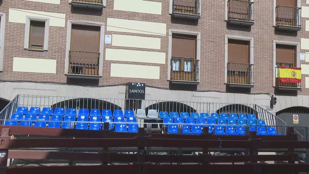 San Sebastián de los Reyes instala gradas con 1.300 asientos para ver sus encierros