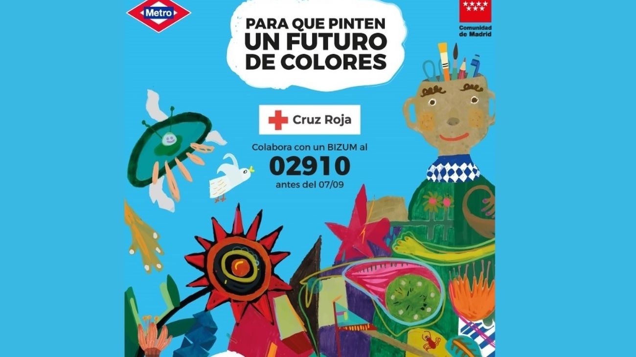 Metro se suma a la iniciativa de Cruz Roja para ayudar a las familias con menos recursos en la vuelta al cole