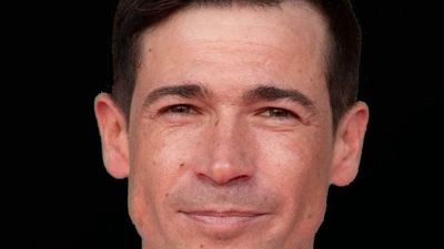 El actor Juanjo Ballesta, en el Paseo de la Fama de Parla