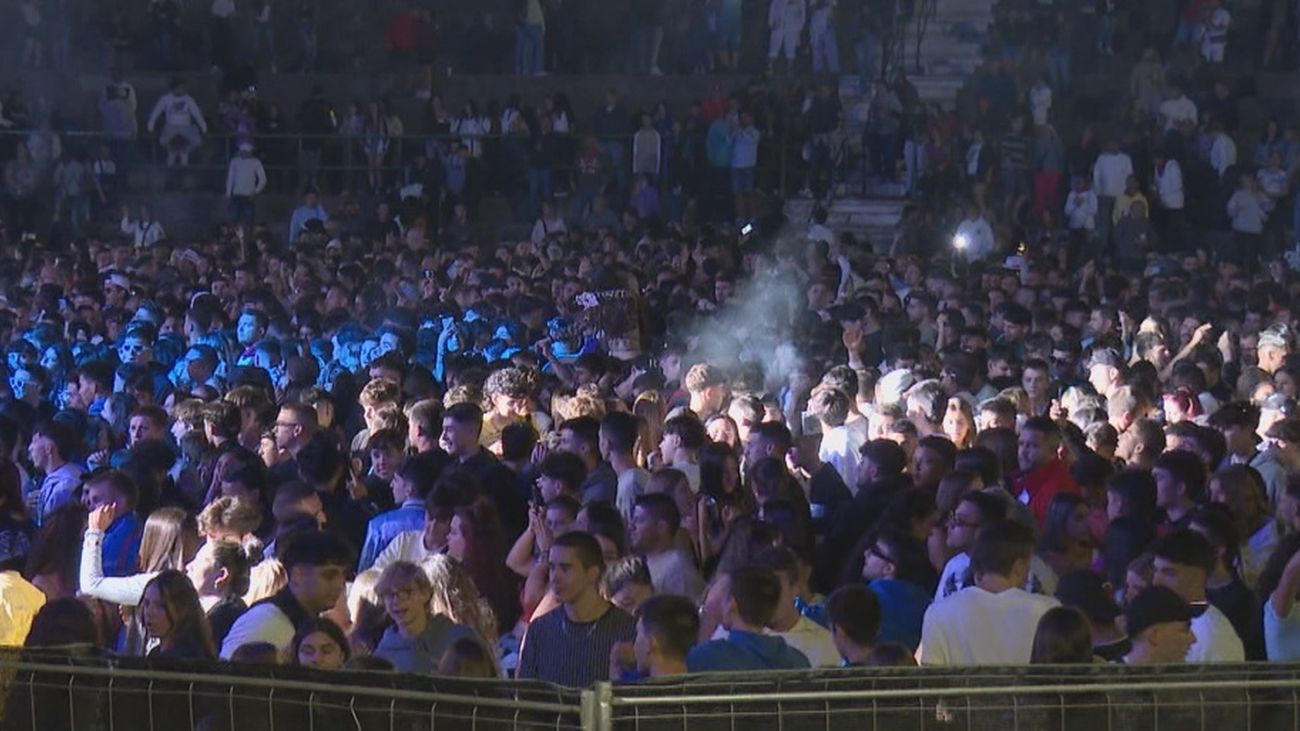 Sanse celebra su primera noche de fiestas con 8.500 personas bailando a ritmo de Dj Nano