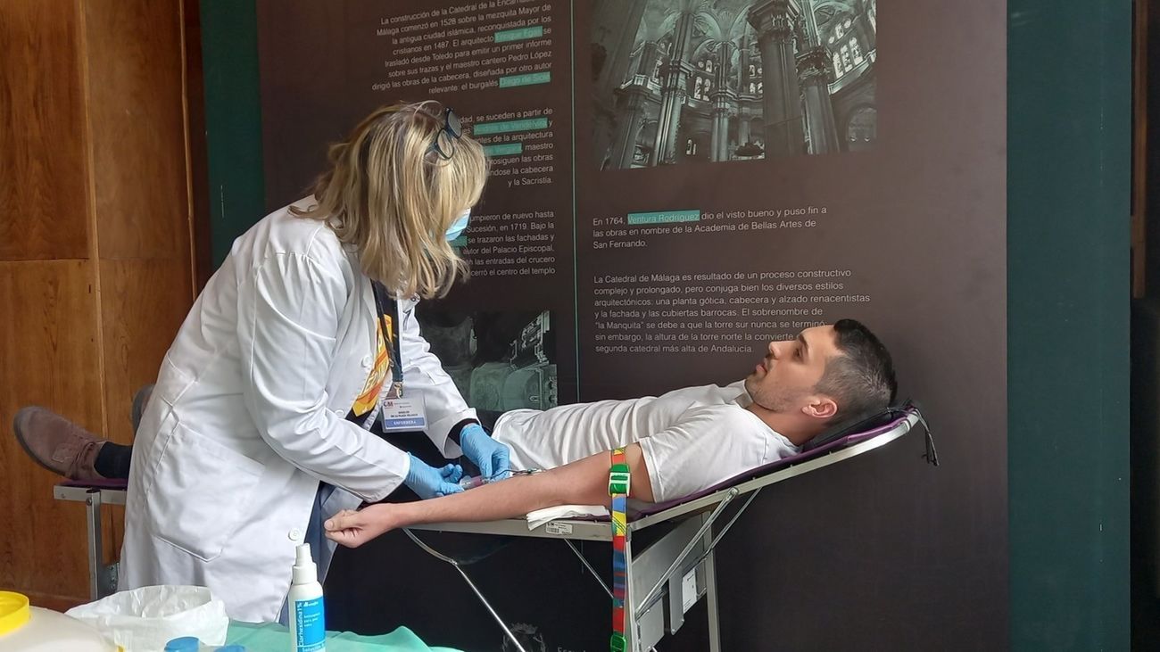 Imagen de archivo de campaña de donación de médula ósea