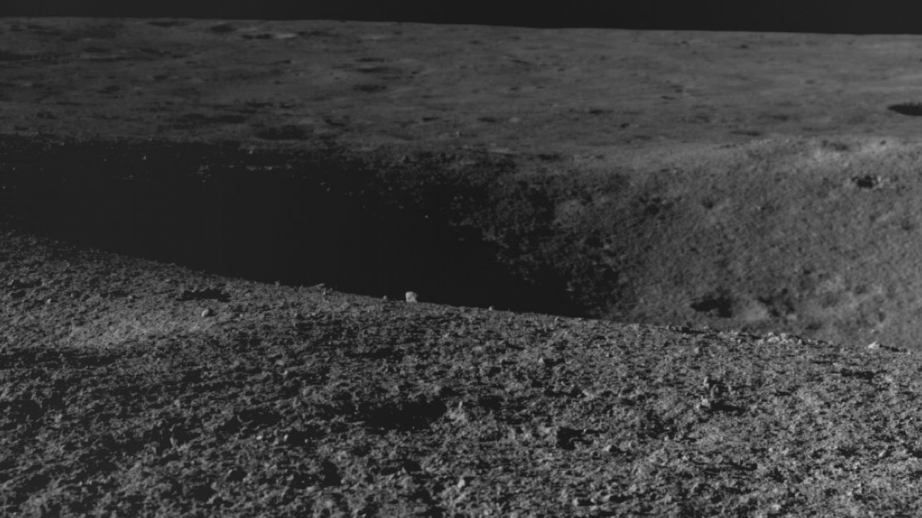 El cráter lunar que se ha encontrado el rover indio Pragyaan