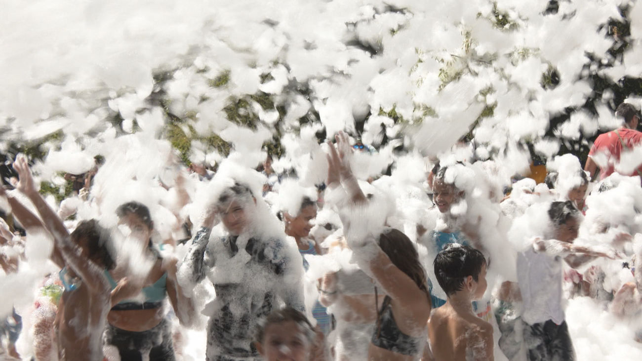 Parque acuático y tortillada por las fiestas de Olmeda de las Fuentes