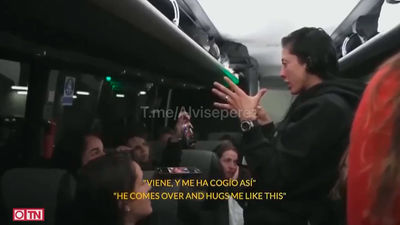 Publican nuevas imágenes del autobús de la Selección tras el polémico beso de Rubiales