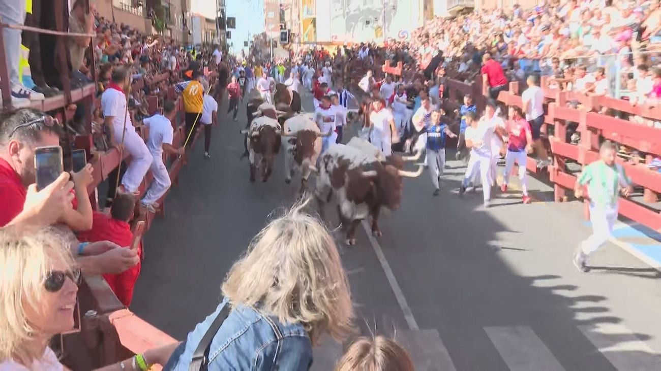 Seis heridos leves en el segundo encierro de Sanse