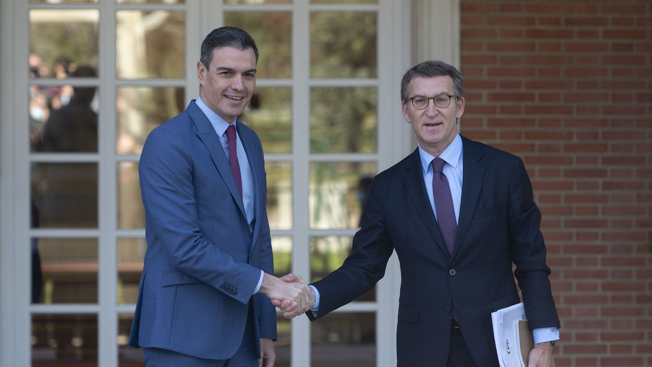 Feijóo y Sánchez se reunirán este miércoles en el Congreso