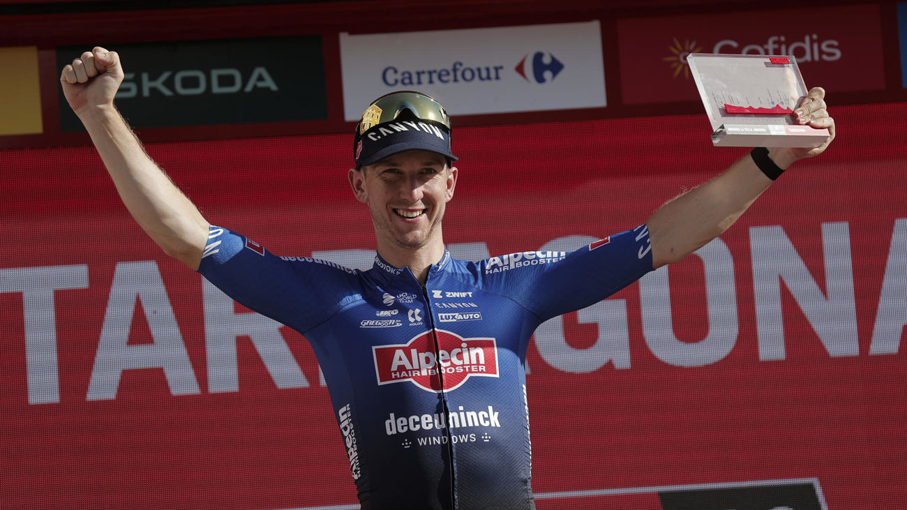 El australiano Kaden Groves ganador dela cuarta etapa de La Vuelta 2023
