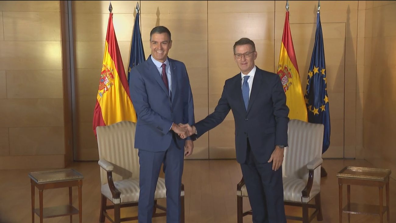 Sánchez y Feijóo se reúnen este lunes en Moncloa para hablar de Ucrania y la política de defensa